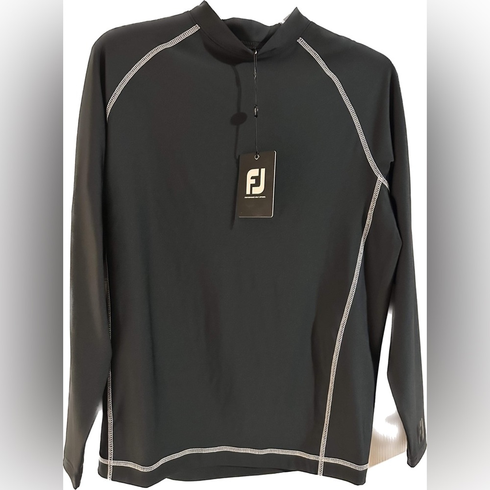 NWT FootJoy Golf Performance Base Layer Shirt, Crew Neck, 4-Way Stretch Fabric